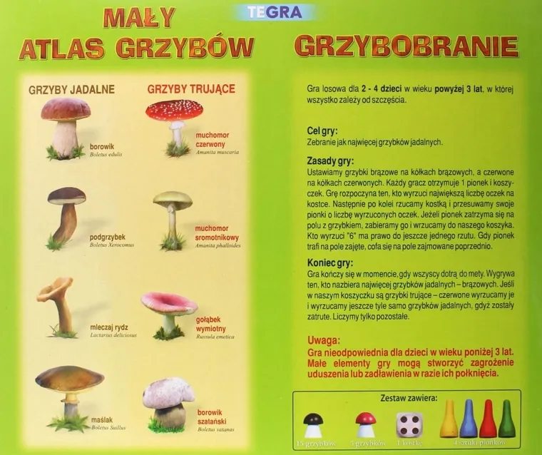 Tegra, Grzybobranie, gra familijna