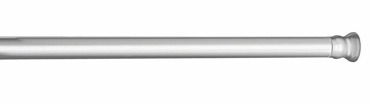 Teleskopowy drążek do zasłony prysznicowej, Ø 2 cm, 110-185 cm, chrom