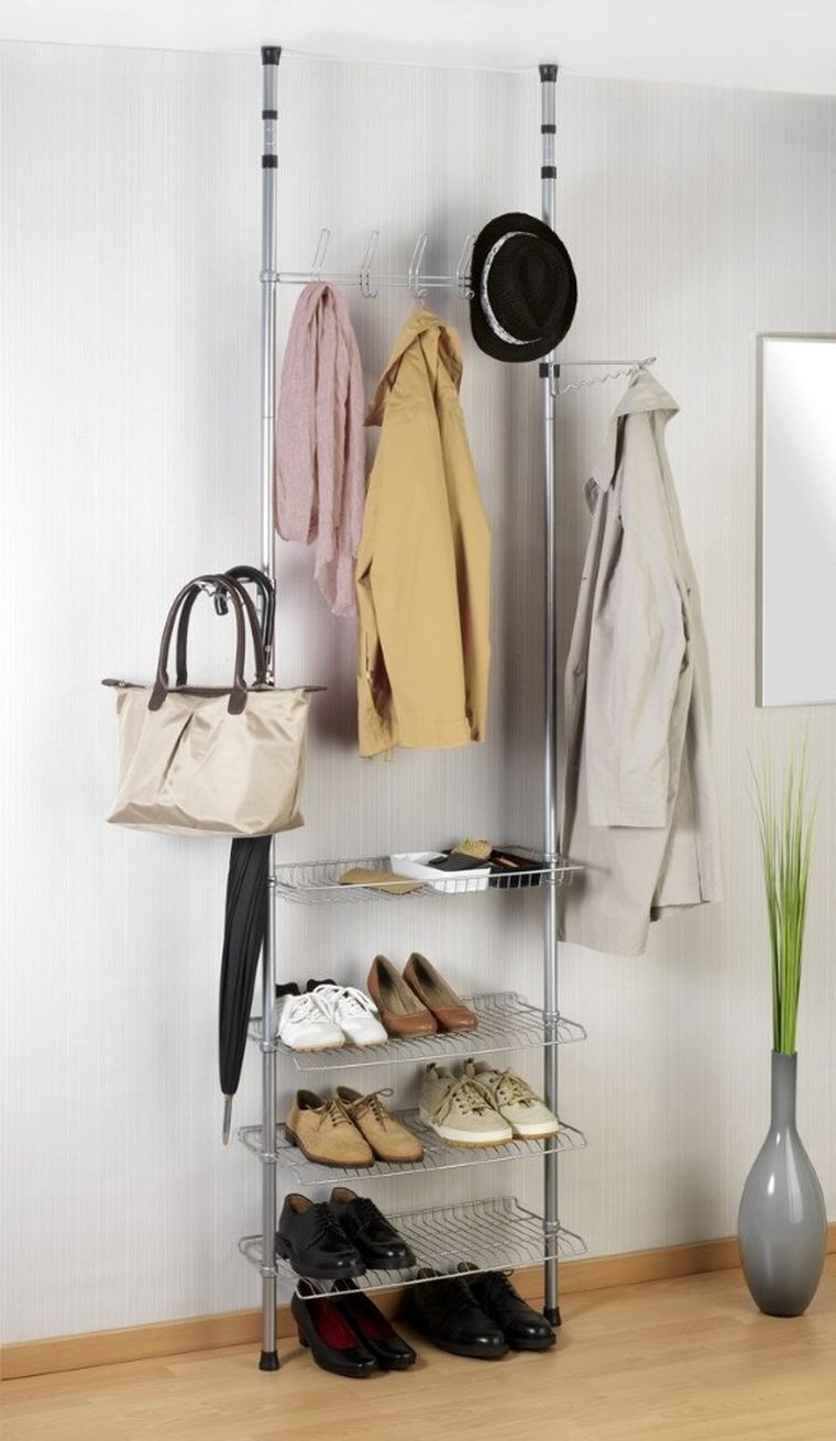 Teleskopowy organizer na ubrania, Apollon, stojak do przedpokoju