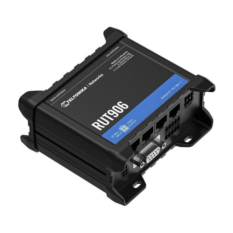 Teltonika, profesjonalny przemysłowy router 4G LTE, WiFi, Dual Sim, 1xWAN, 3xLAN, IP30