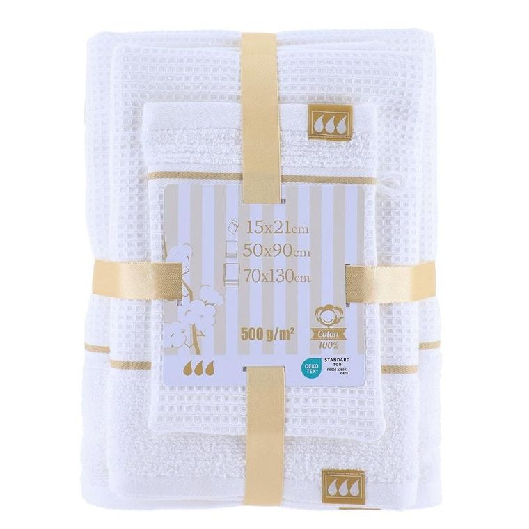 Tendance, komplet ręczników, Rusti, 100% bawełny, 3 szt.