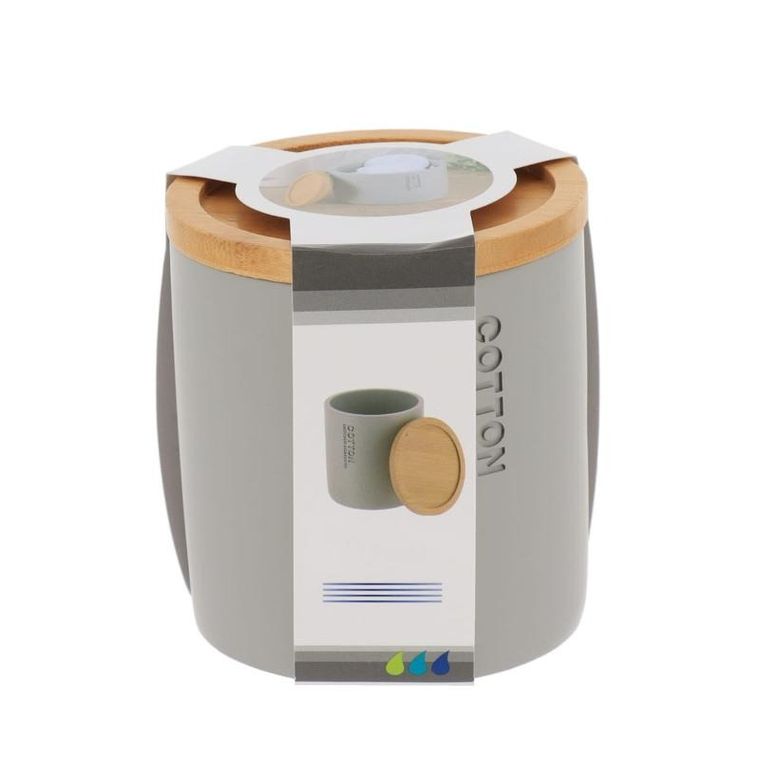 Tendance, pojemnik na waciki, Sava, bambusowa pokrywa, ø 9.5 cm