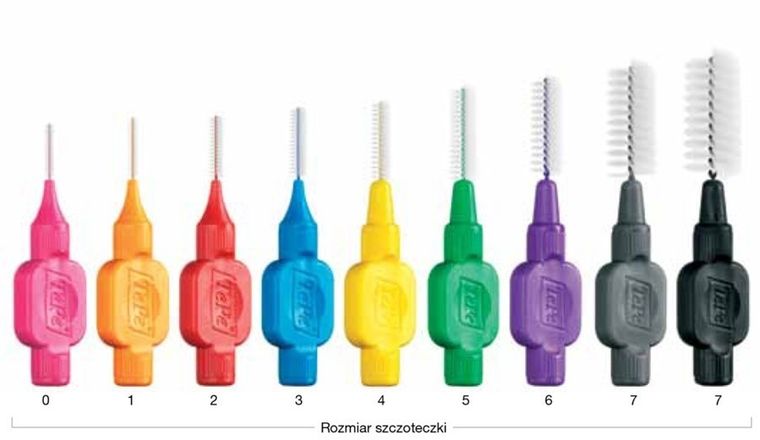 TePe, Oryginal, szczoteczki do przestrzeni międzyzębowych, 0,4 mm, różowe, 8 szt.