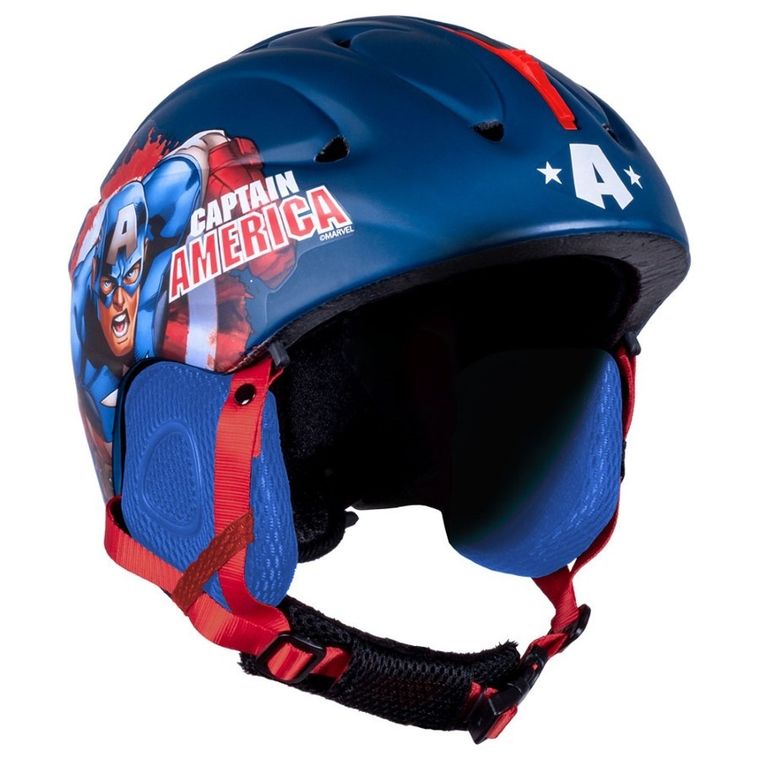 The Avengers, Kapitan Ameryka, kask narciarski, rozmiar 55-58 cm