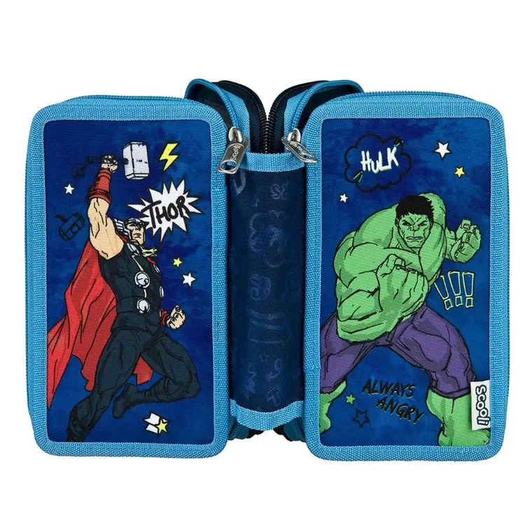 The Avengers, potrójny piórnik z wyposażeniem