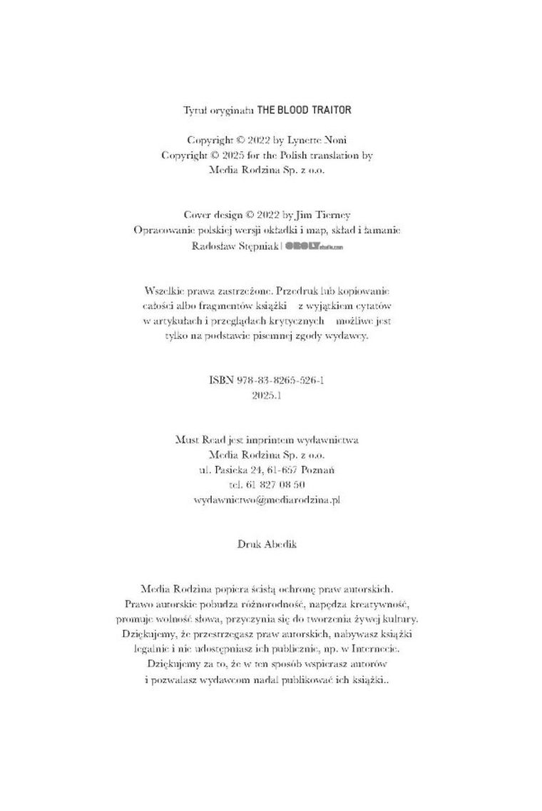 The Prison Healer. Tom 3. Zdrada krwi