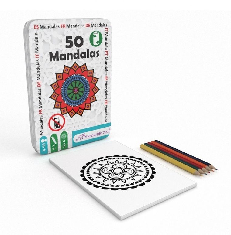 The Purple Cow, 50 Mandali, zestaw łamigłówek do podróży