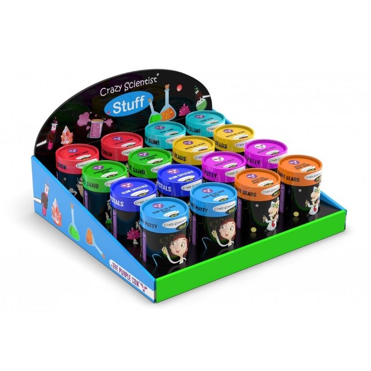 The Purple Cow, Mini eksperymenty, Piaskowy slime, zestaw naukowy