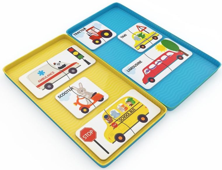 The Purple Cow, podróżne puzzle magnetyczne, Drogowe Safari