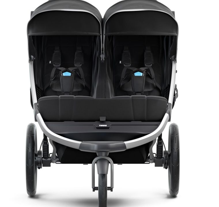 Thule, Urban Glide 2, wózek spacerowy bliźniaczy, jet black
