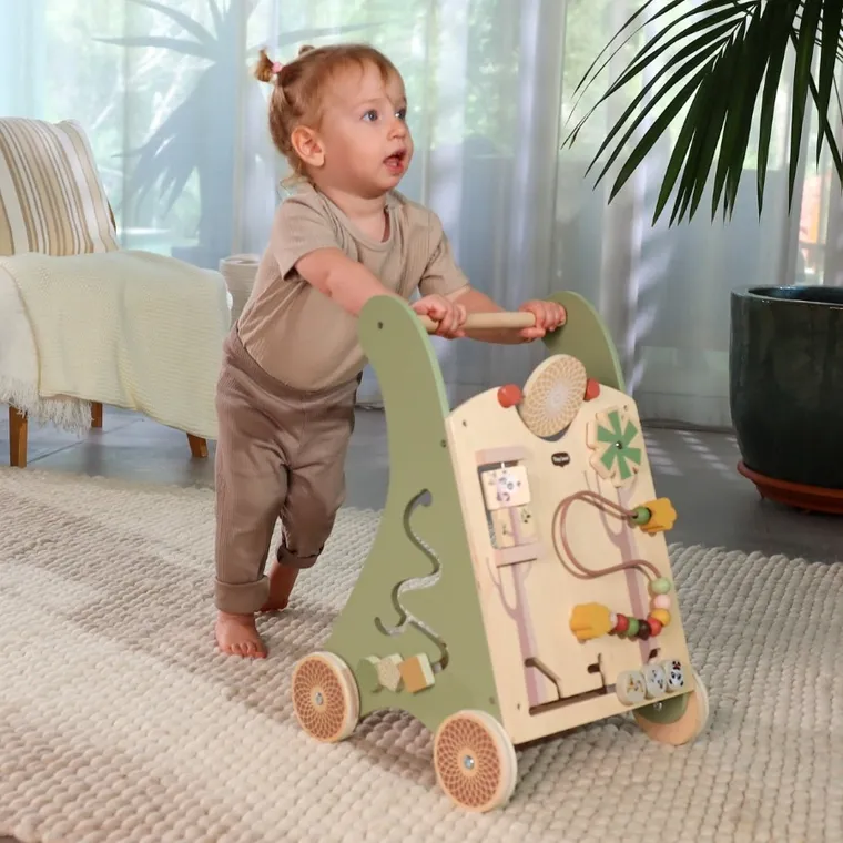 Tiny Love, Boho Chic, edukacyjny chodzik 2w1, drewniany