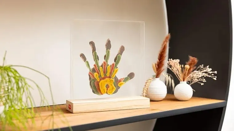 Tiny Love Creations, Kolory rodziny, ramka na kolorowe odciski doni