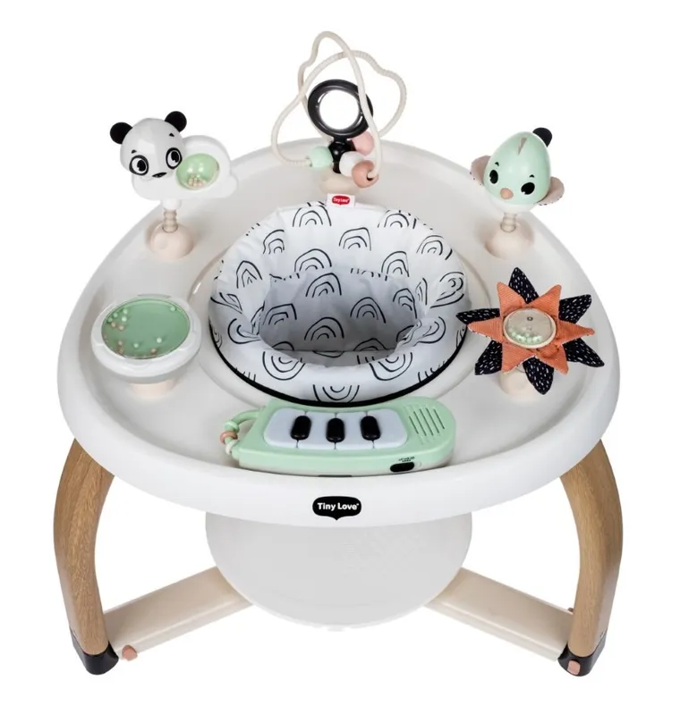 Tiny Love, Décor, Stacjonarne centrum aktywności 5w1, stolik edukacyjny, czarno-biała