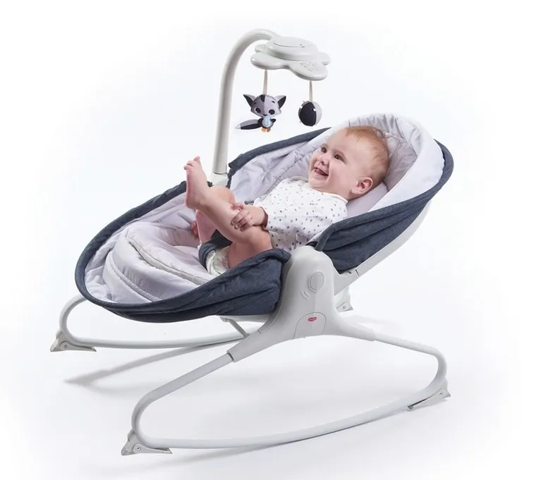 Tiny Love, wielofunkcyjny leżaczek-bujaczek z funkcją krzesełka, 3w1, granatowy