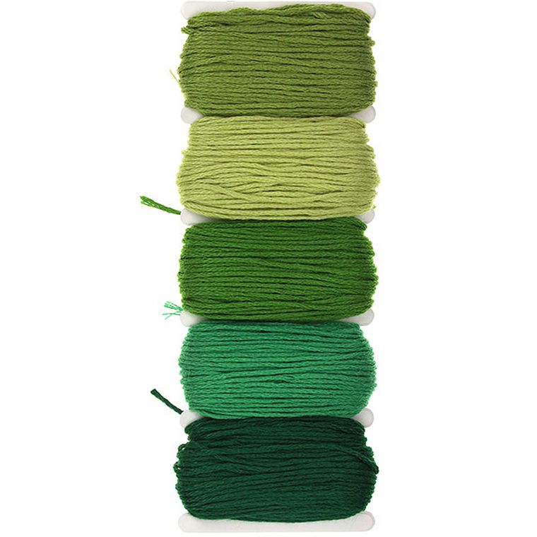 Titanum, Craft-Fun, mulina dekoracyjna, zielona, 5-10 m