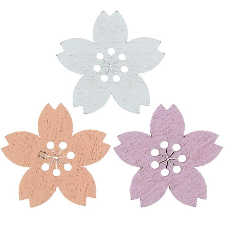 Titanum, Craft-fun Series, dekoracje drewniane, kwiatki