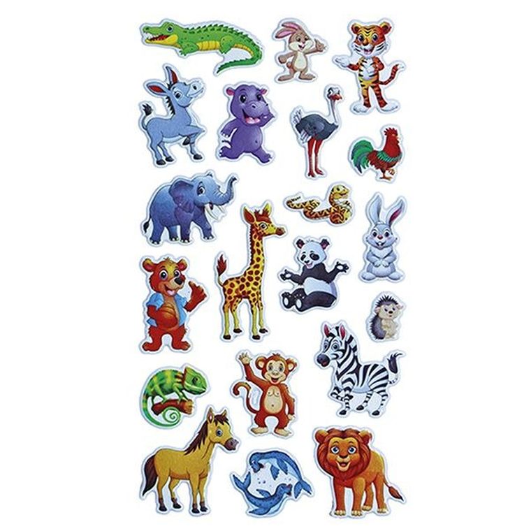 Titanum, Craft-fun Series, naklejki wypukłe, zwierzęta