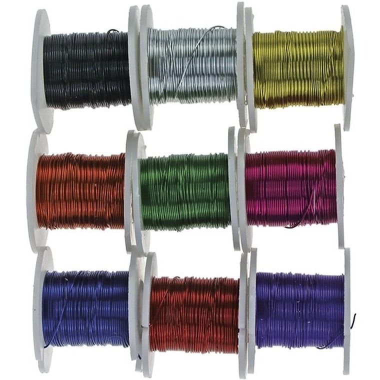 Titanum, drucik florystyczny, 9 kolorów, 0,3 mmx3m