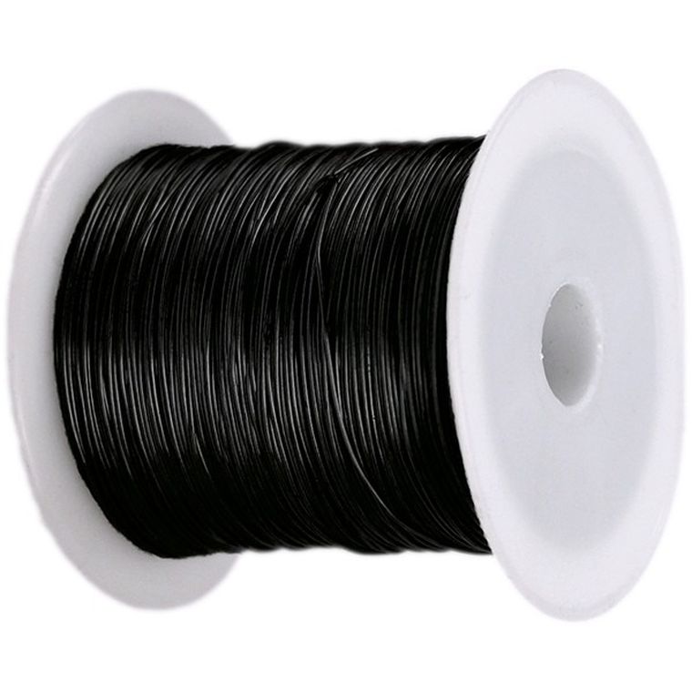 Titanum, drucik florystyczny, czarny, 0,3 mmx20m