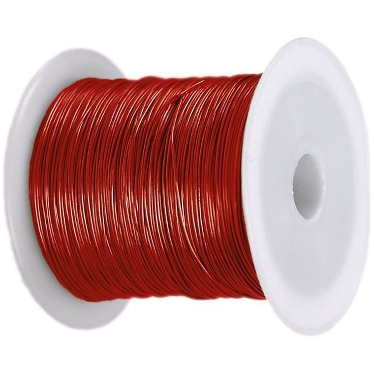 Titanum, drucik florystyczny, czerwony, 0,3 mmx20m