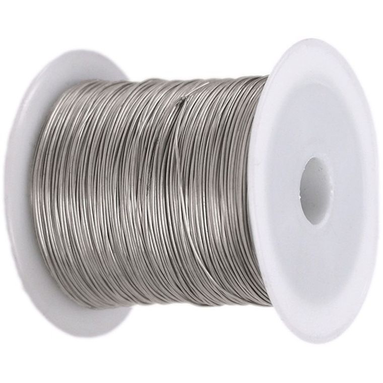 Titanum, drucik florystyczny, srebrny, 0,3 mmx20m