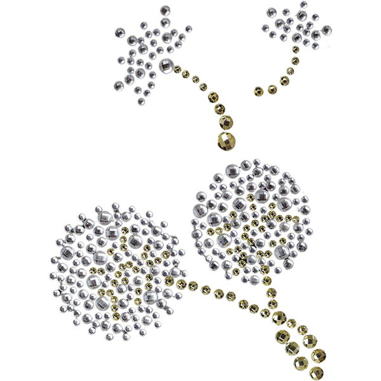 Titanum, kryształki samoprzylepne, naklejki, dmuchawce, 10 szt.