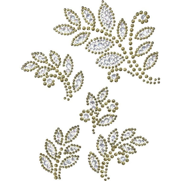 Titanum, kryształki samoprzylepne, naklejki, łodygi, 7 szt.