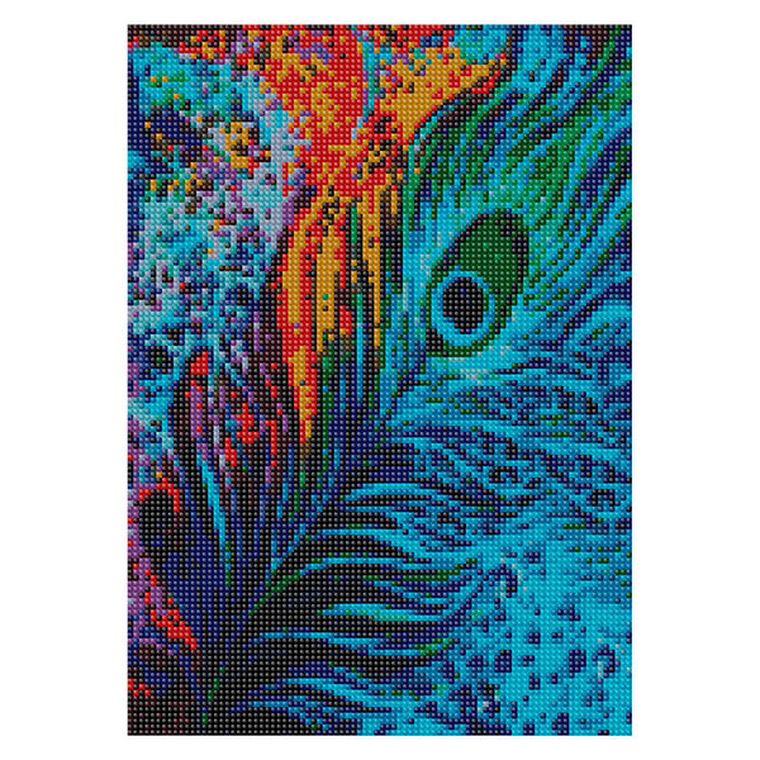 Titanum, mozaika diamentowa, Pawie Pióro, 30-40 cm