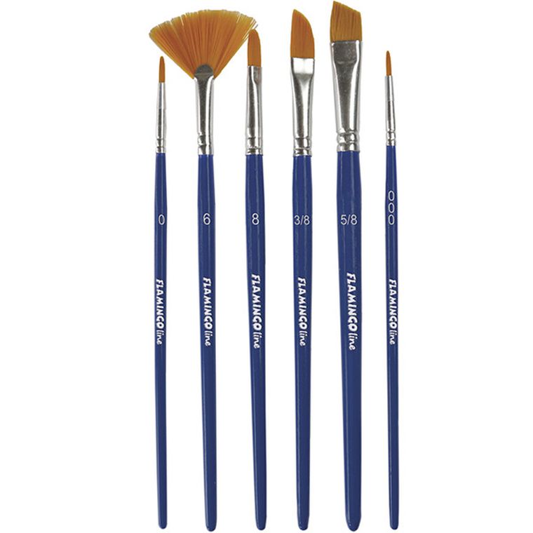 Titanum, pędzle artystyczne, 6 szt.