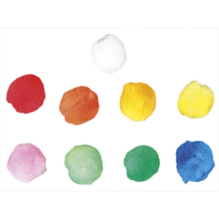 Titanum, pompony akrylowe, 30 mm, 20 szt.