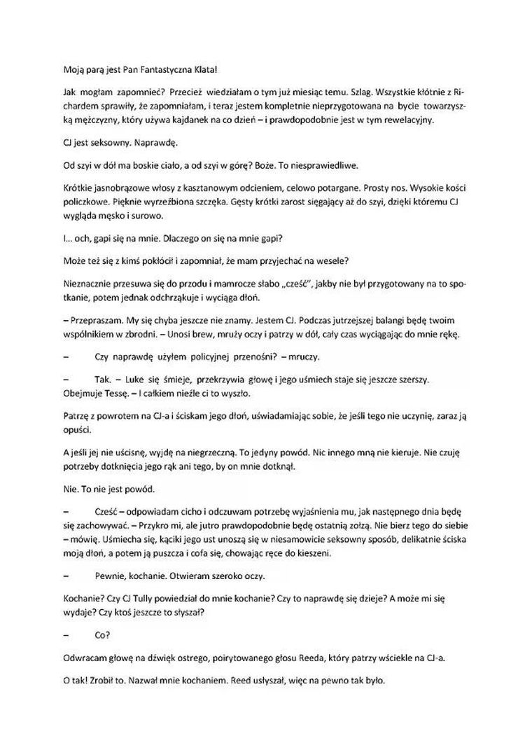 To, czego potrzebuję