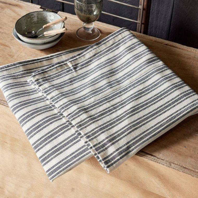 Today, Beach Hut, obrus bawełniany w pasy, 140-240 cm
