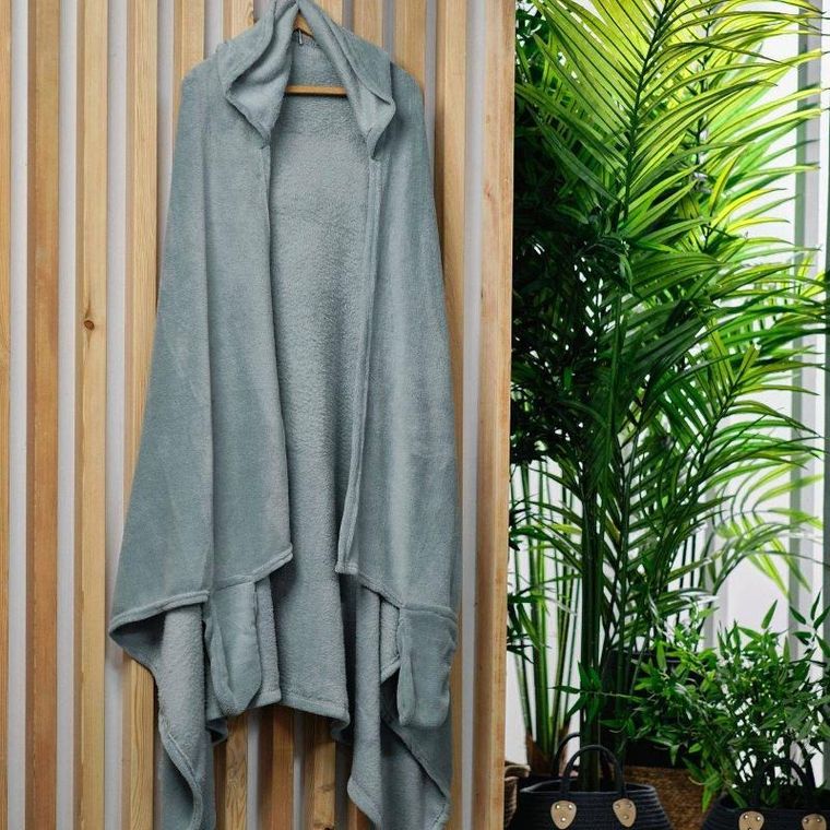 Today, koc z rękawami i kapturem, Essential, uniwersalny rozmiar, 115-165 cm