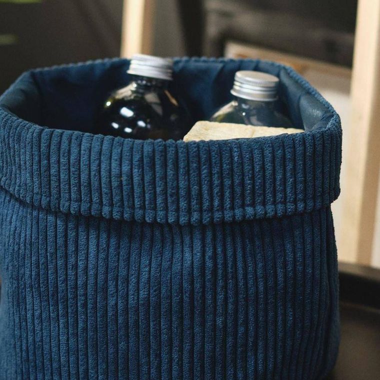 Today, koszyk dekoracyjny, sztruksowy, Ø 21 cm