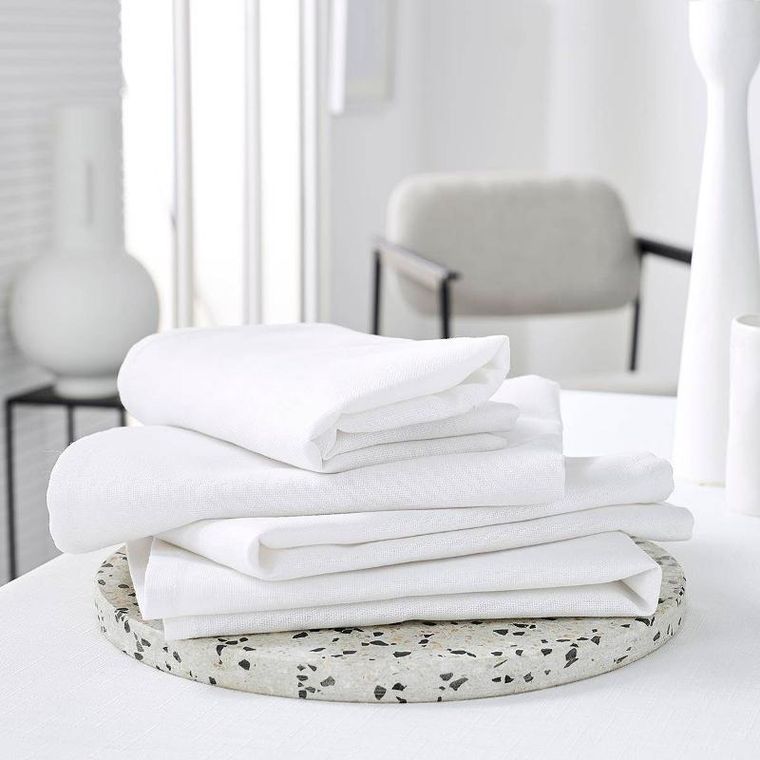 Today, serwetki bawełniane Uni, 4 sztuki, 40-40 cm