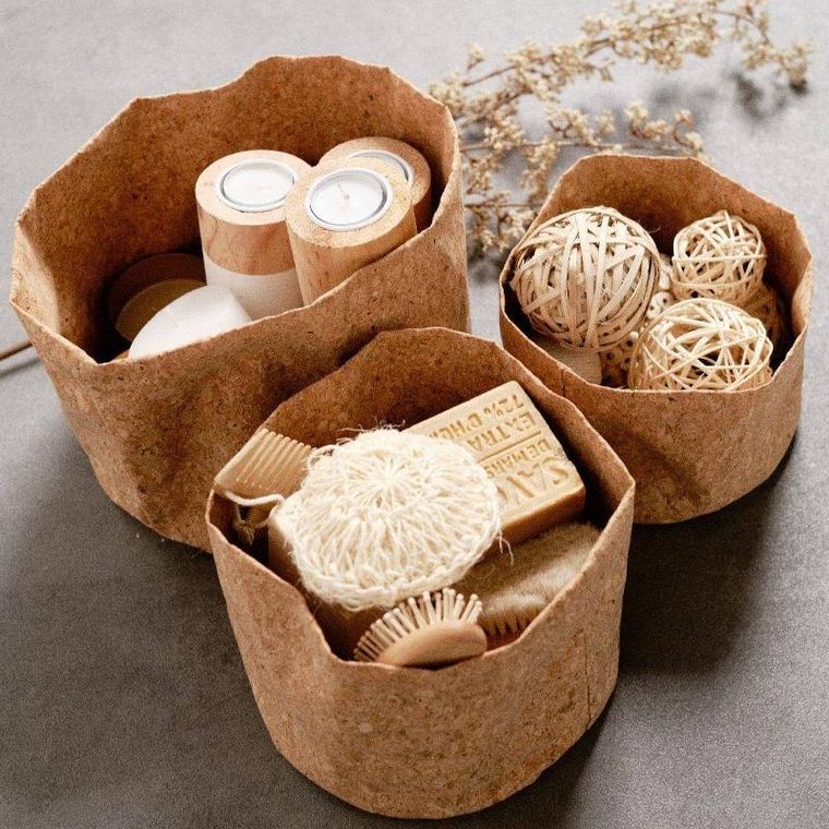 Today, Simplicity, kosze do przechowywania, korek, 3 pojemniki