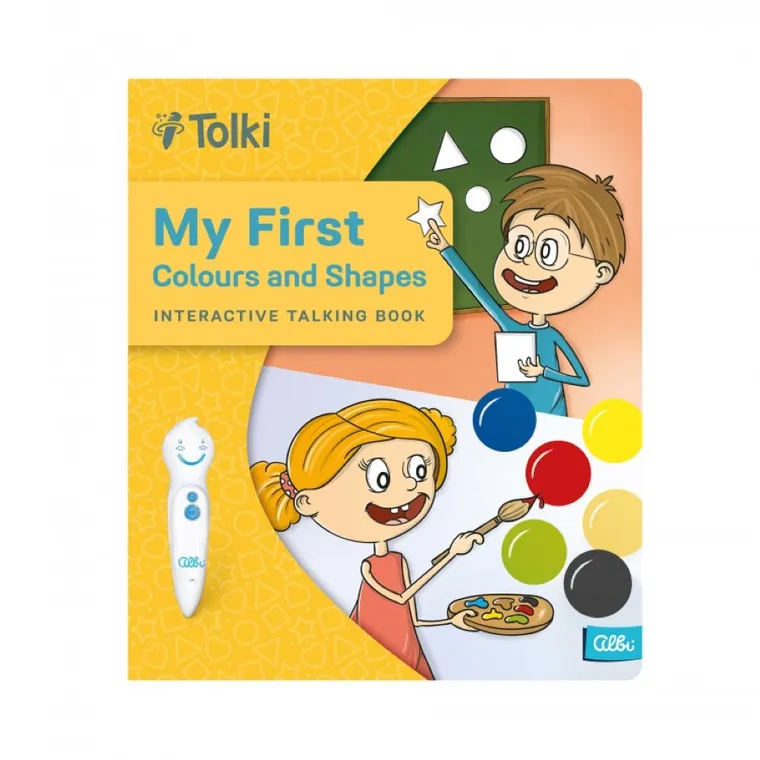 Tolki Book. My first colours and shapes. Interactive talking book. Wersja angielska