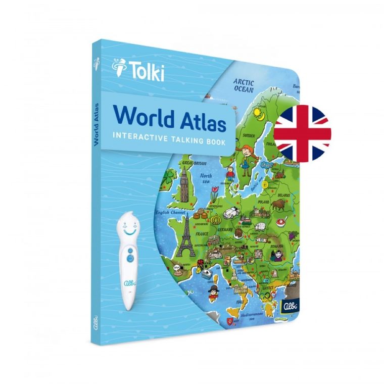 Tolki Book. World Atlas. Interactive talking book. Wersja angielska