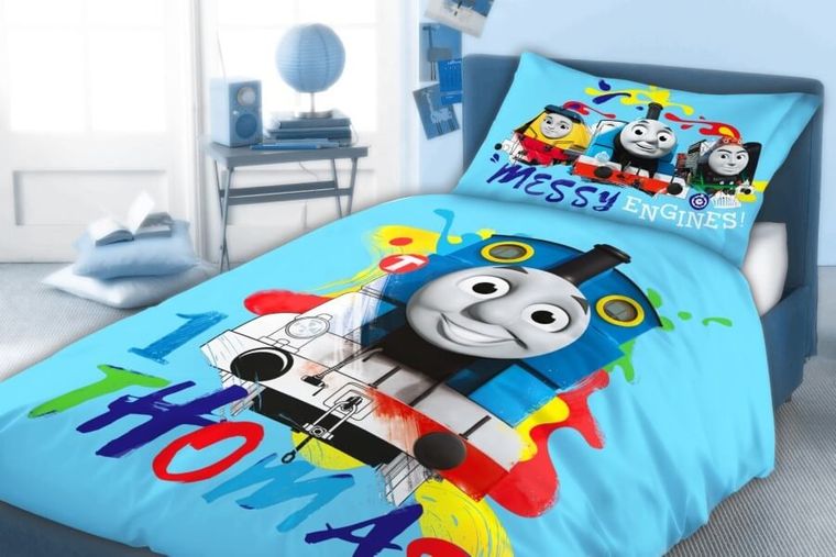 Tomek i Przyjaciele, 2-częściowy komplet pościeli, 100-135 cm