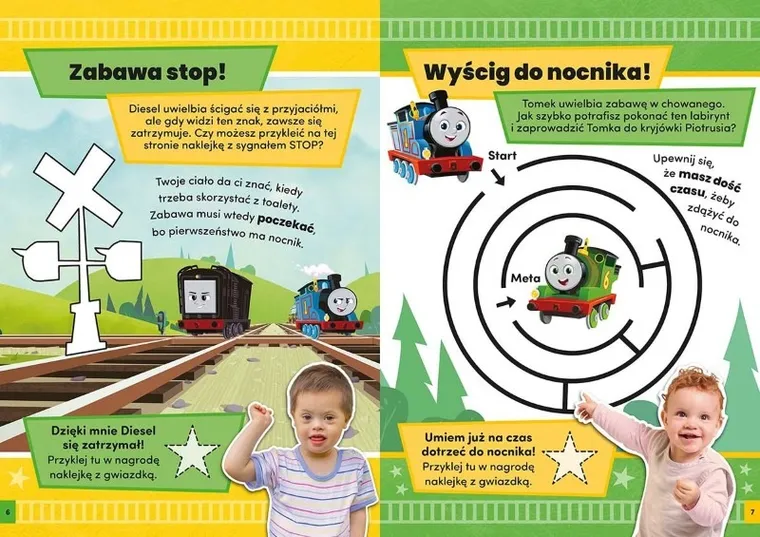 Tomek i przyjaciele. Gwiazda nocnika! Zabawy i zadania z naklejkami