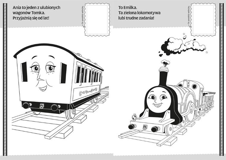Tomek i Przyjaciele. Koloruj i naklejaj 2