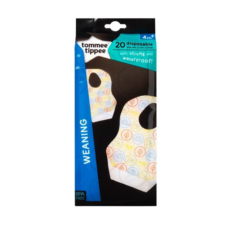 Tommee Tippee, śliniaki jednorazowe, 20 szt.