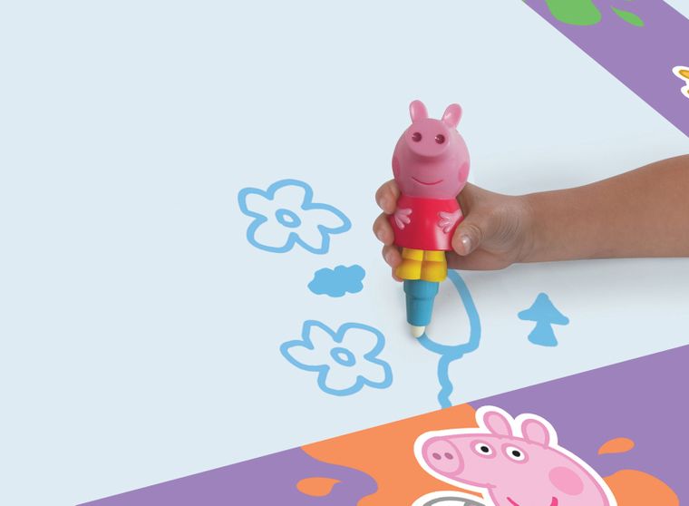 Tomy, Aquadoodle, Świnka Peppa, mata do malowania wodą