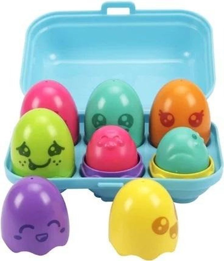 Tomy Toomies, jajeczka z dźwiękami, niebieskie