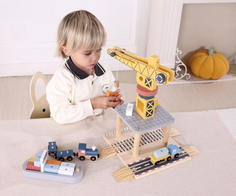 Tooky Toy, drewniana morska stacja załadunkowa
