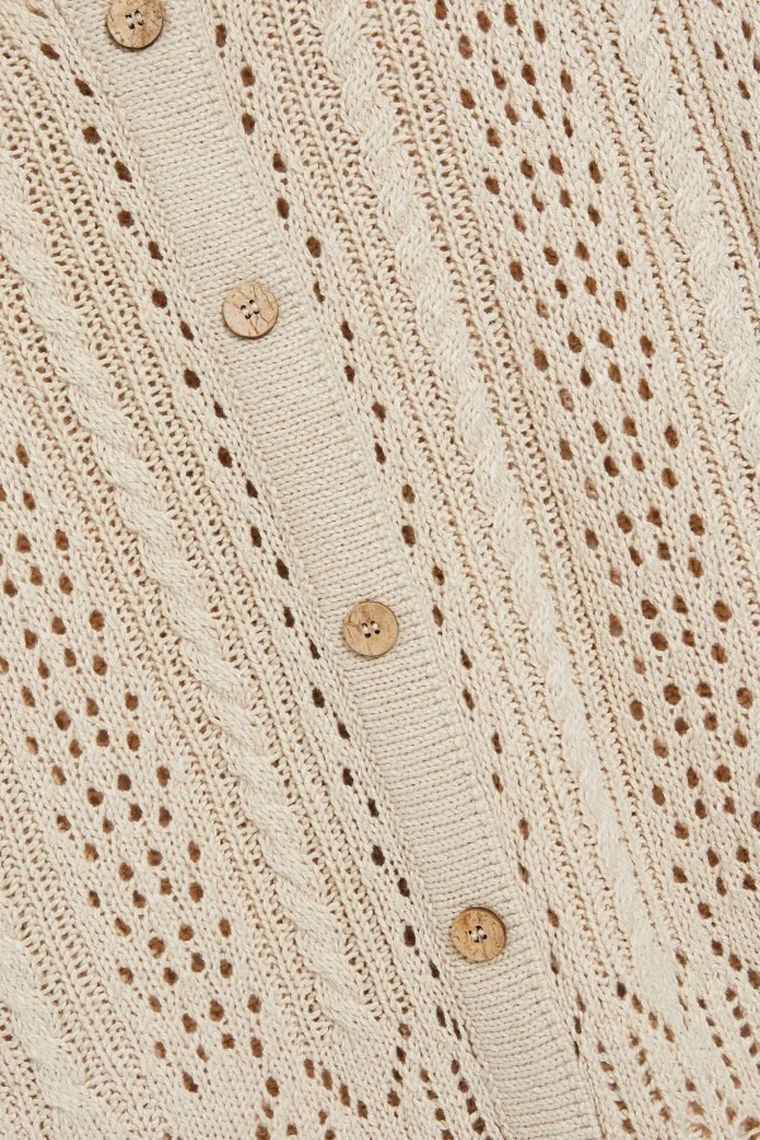 Top damski, beżowy, Moodo