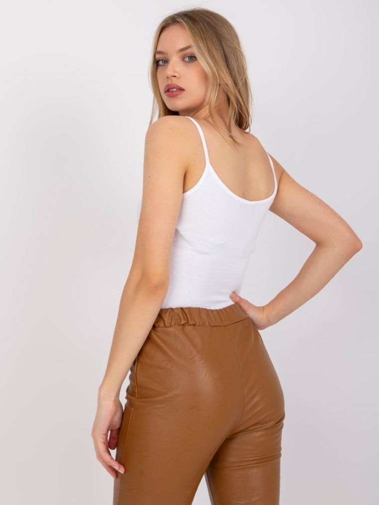 Top damski, biały, Basic Feel Good