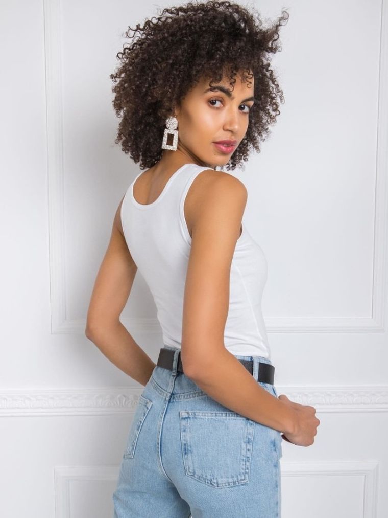 Top damski, biały, Berrak