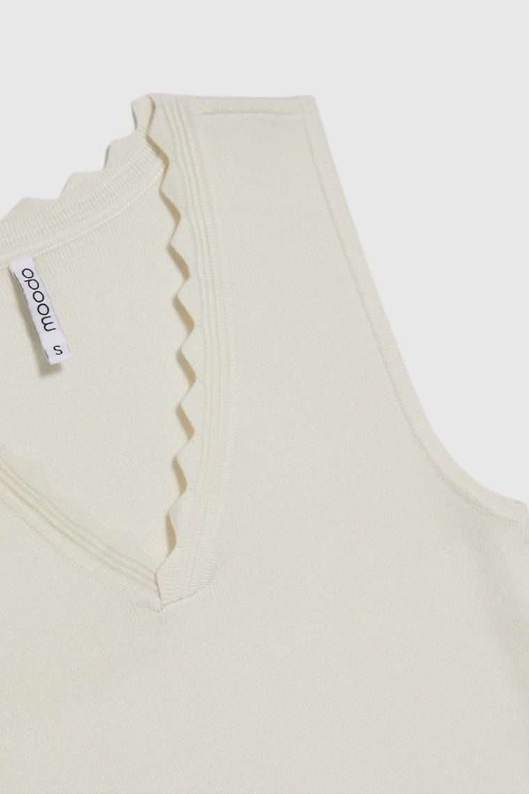 Top damski, biały, Moodo