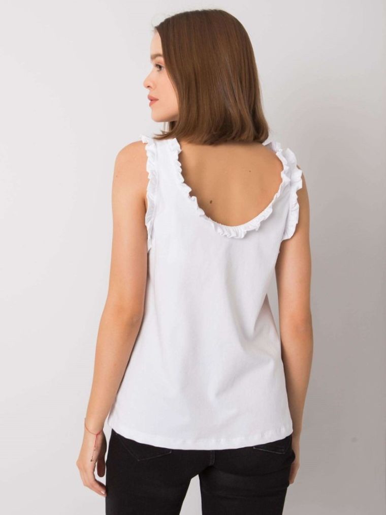 Top damski, biały, Rue Paris